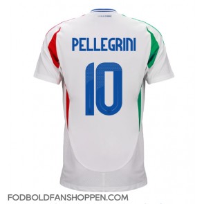 Italien Lorenzo Pellegrini #10 Udebanetrøje EM 2024 Kortærmet